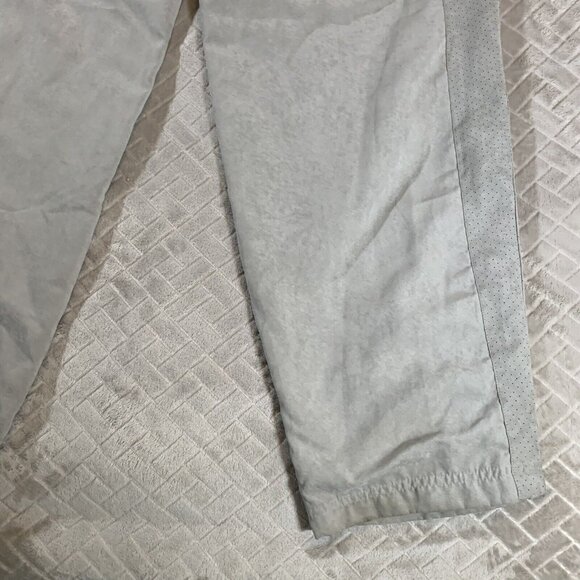 Perry Ellis America Mens XL Activewear Pants Gray Faux Suede Breathable Straight - Picture 11 of 11